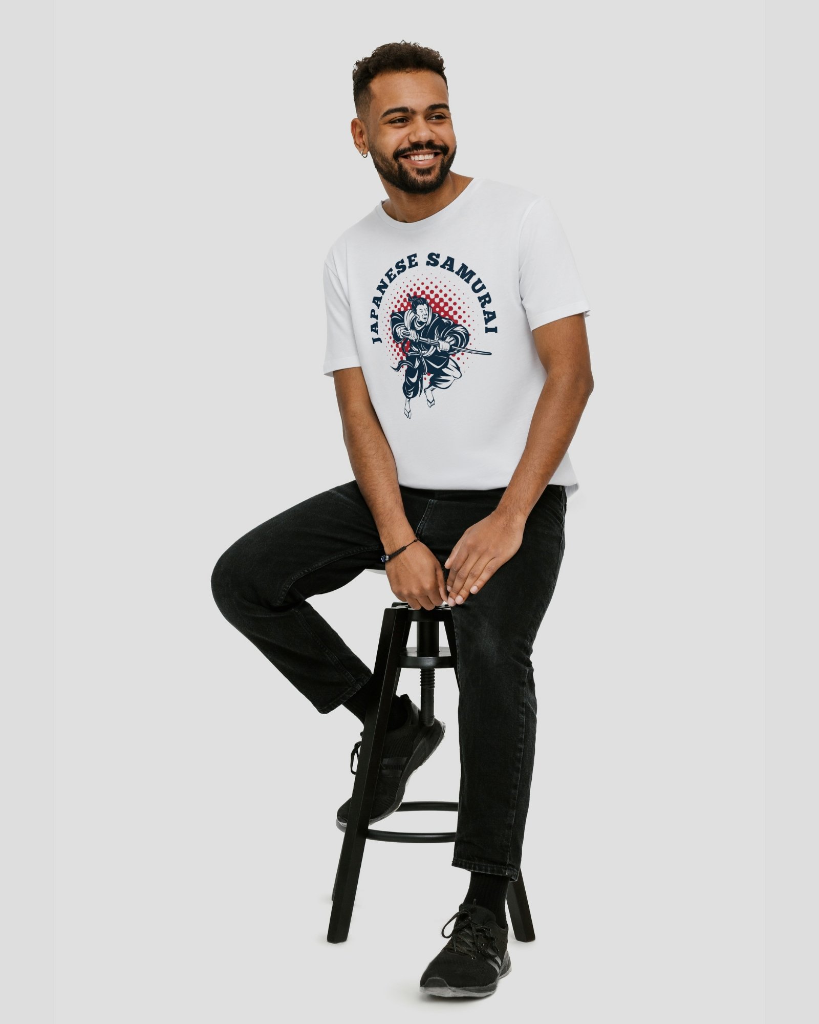 Japanese Samurai Graphic T shirt Japanese Samurai Graphic T shirt - Image 1