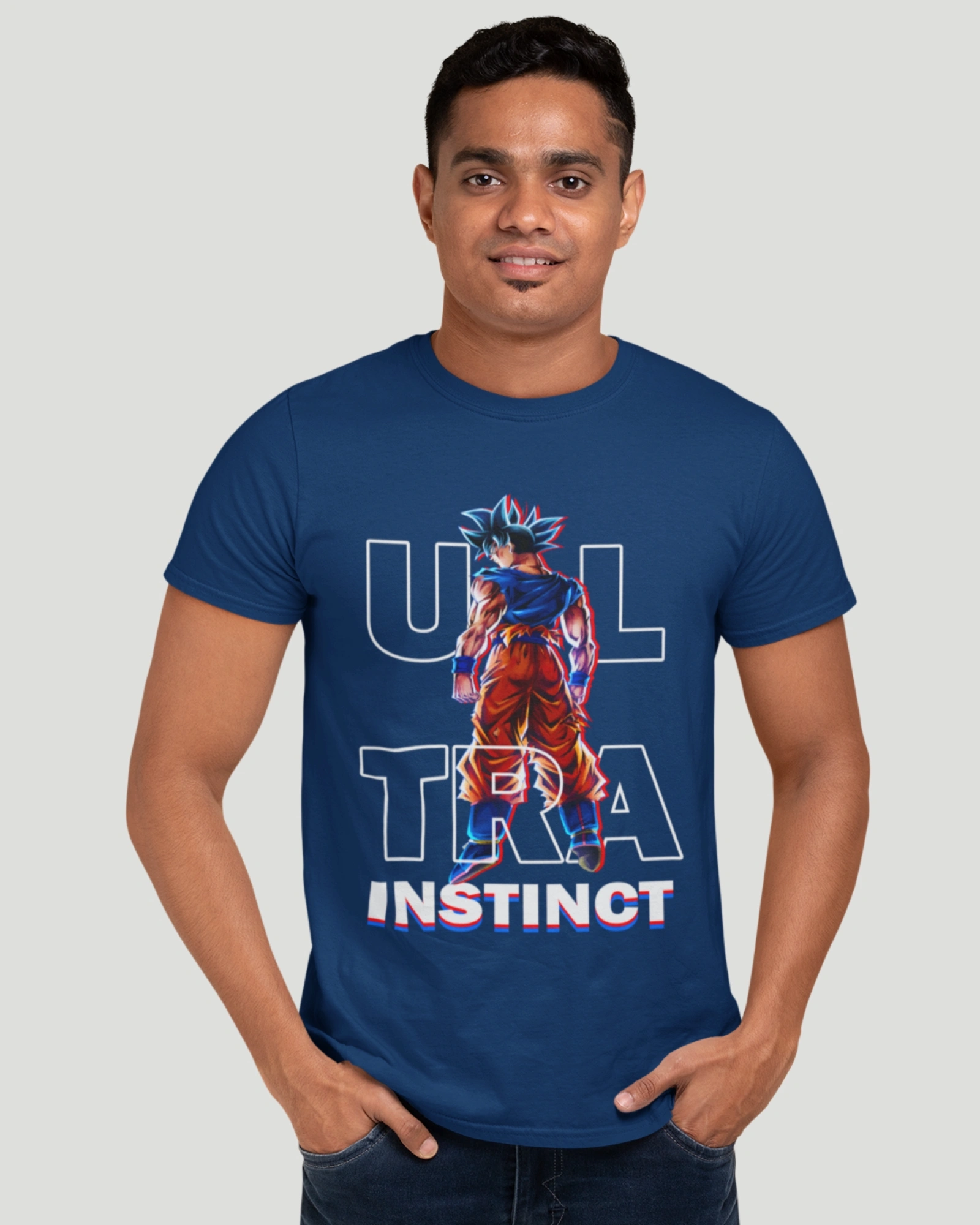 Goku Ultra Graphic Blue T shirt (3) Goku Ultra Graphic Blue T shirt - Image 1