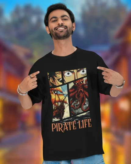 Pirate Life Black T Shirt