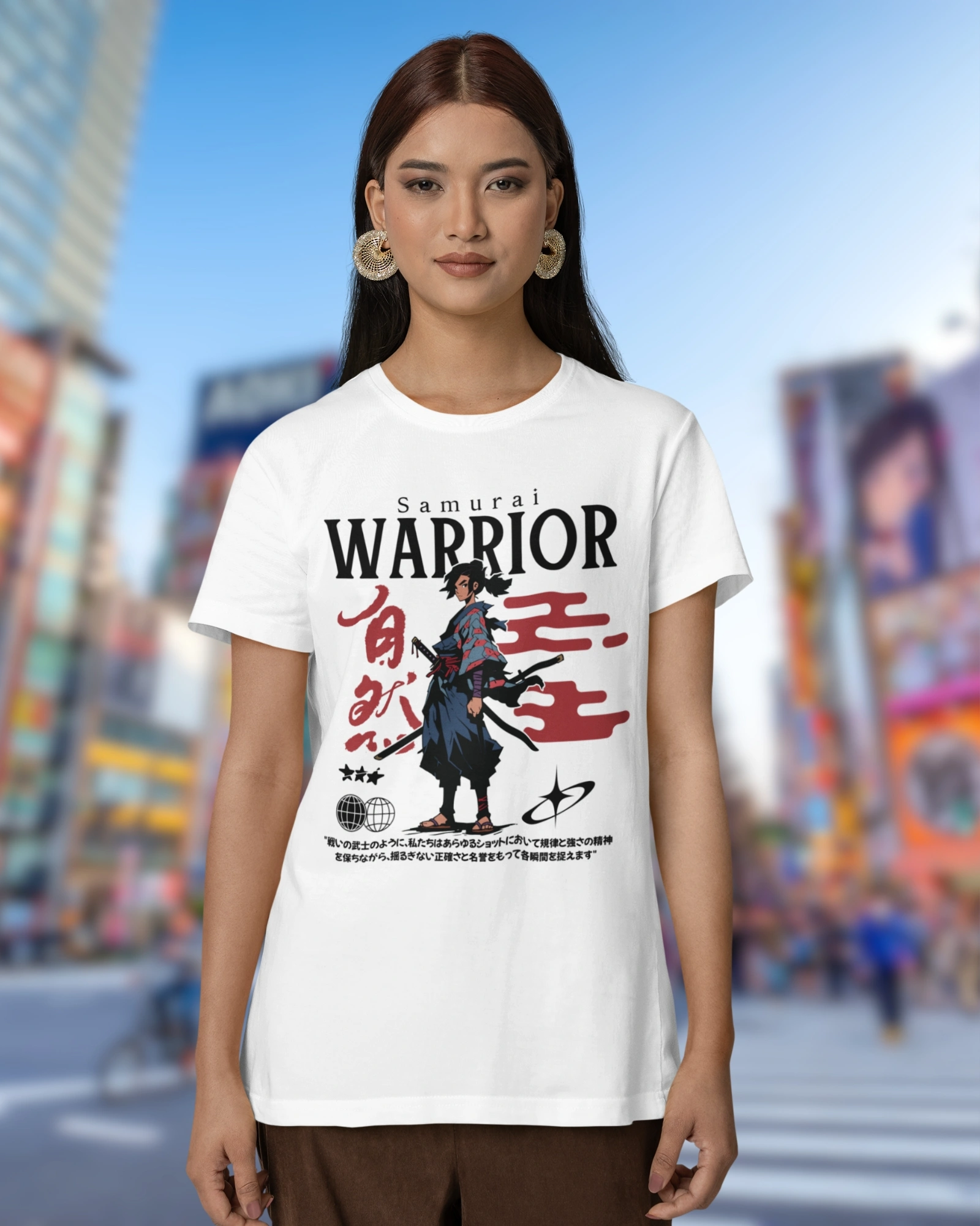 Samurai Graphic t shirt (3) Samurai Graphic T shirt - Image 1
