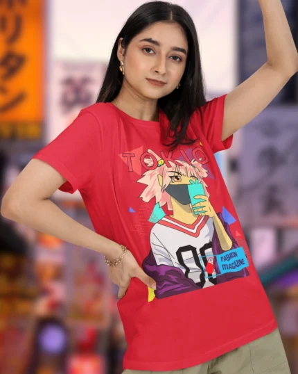 Tokyo Girl Graphic T shirt